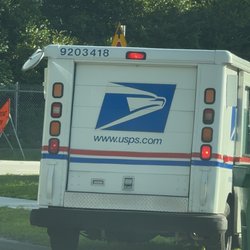 US Post Office - This a picture of the vehicle that knocked over trash bins.