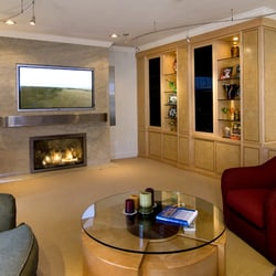 Hermary's - Recessed TV, Pop out Speakers, Custom Cabinetry