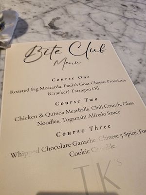Menu photo 4 TK's Comedy Dallas, TX