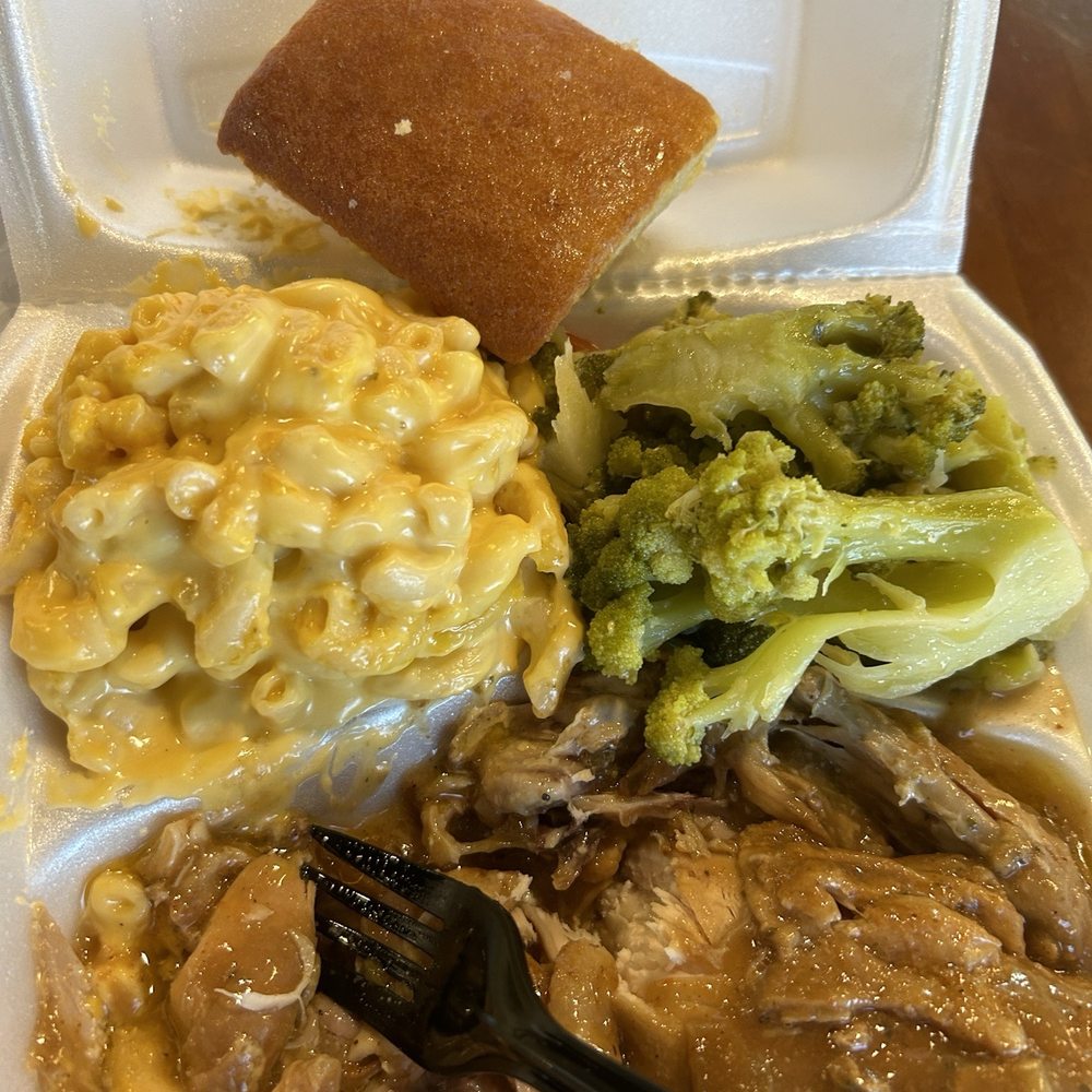 Mikki's Soul Food Cafe - Smothered Baked Chicken 2 Sides - Soul Food Near Me - Houston, Texas Mikki's Soul Food Cafe - Smothered Baked Chicken 2 Sides - Soul Food Near Me - Houston, Texas