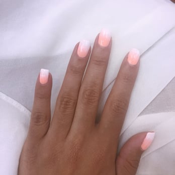 Love Nails - Ombré with white and coral :) - Nail Technicians Near Me - Chino, California Love Nails - Ombré with white and coral :) - Nail Technicians Near Me - Chino, California