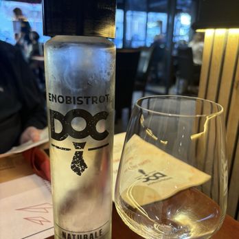 DOC EnoBistrot - Cruderia & Cucina - Water... is it really mineral water or just from the tap? Bottles not sealed. - Wine Bars Near Me - Rome, RM