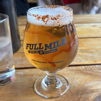 Full Mile Beer Co & Kitchen - Some Assembly Required (fruited kettle sour inspired by a mangonada) - American Near Me - Sun Prairie, Wisconsin Full Mile Beer Co & Kitchen - Some Assembly Required (fruited kettle sour inspired by a mangonada) - American Near Me - Sun Prairie, Wisconsin
