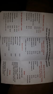 Menu photo 5 JC's Bar-B-Q Place Van Buren, AR