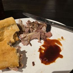 All fat and gristle. All fat and gristle.