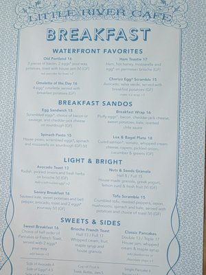 Menu photo 1 Little River Cafe Portland, OR Menu photo 1 Little River Cafe Portland, OR