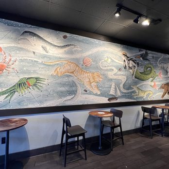 Starbucks - Wall mural - Coffee & Tea Near Me - Lake Elsinore, California Starbucks - Wall mural - Coffee & Tea Near Me - Lake Elsinore, California