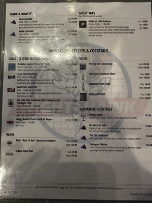 Menu photo 3 Nighthawk Brewery & Pizza Arlington, VA Menu photo 3 Nighthawk Brewery & Pizza Arlington, VA