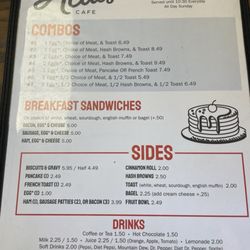 Allie’s Cafe - 2024 Breakfast menu