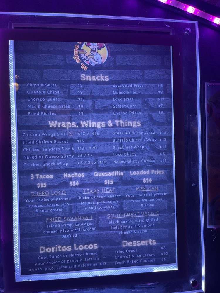 EL GUERO LOCO AT SADDLEBAGS Updated June 2024 317 W River St