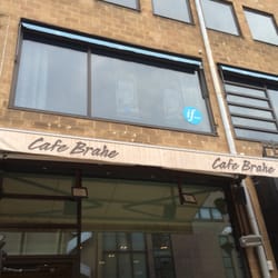 Cafe Brahe - Outside sign