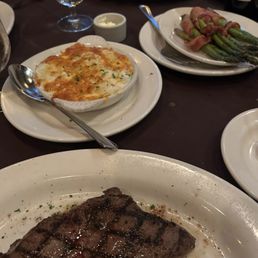 Ribeye, Au Gratin Potatoes, Asparagus Ribeye, Au Gratin Potatoes, Asparagus