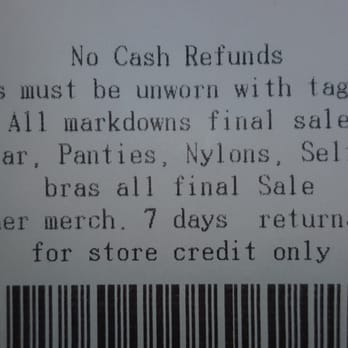 Johari - Their Refund Policy. - Lingerie Near Me - Montclair, New Jersey