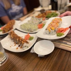 Malone's Lansdowne - AquaChicago Roll  Aqua Crab Rangoon Roll