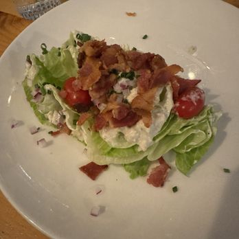 The Mariner - Half of a wedge salad - Seafood Near Me - Mystic, Connecticut