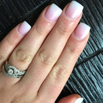 NV - US Nails - Matte French Ombré- $45  Couldn't be happier with the shape, color, and length - Nail Salons Near Me - Vacaville, California
