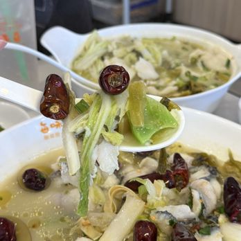 Young Fish - Chili Oil Sauerkraut Fish (Snake Head) - Chinese Near Me - Brooklyn, New York