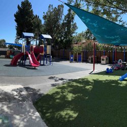 Tulip Kids Academy - Outdoor play area & the play structure