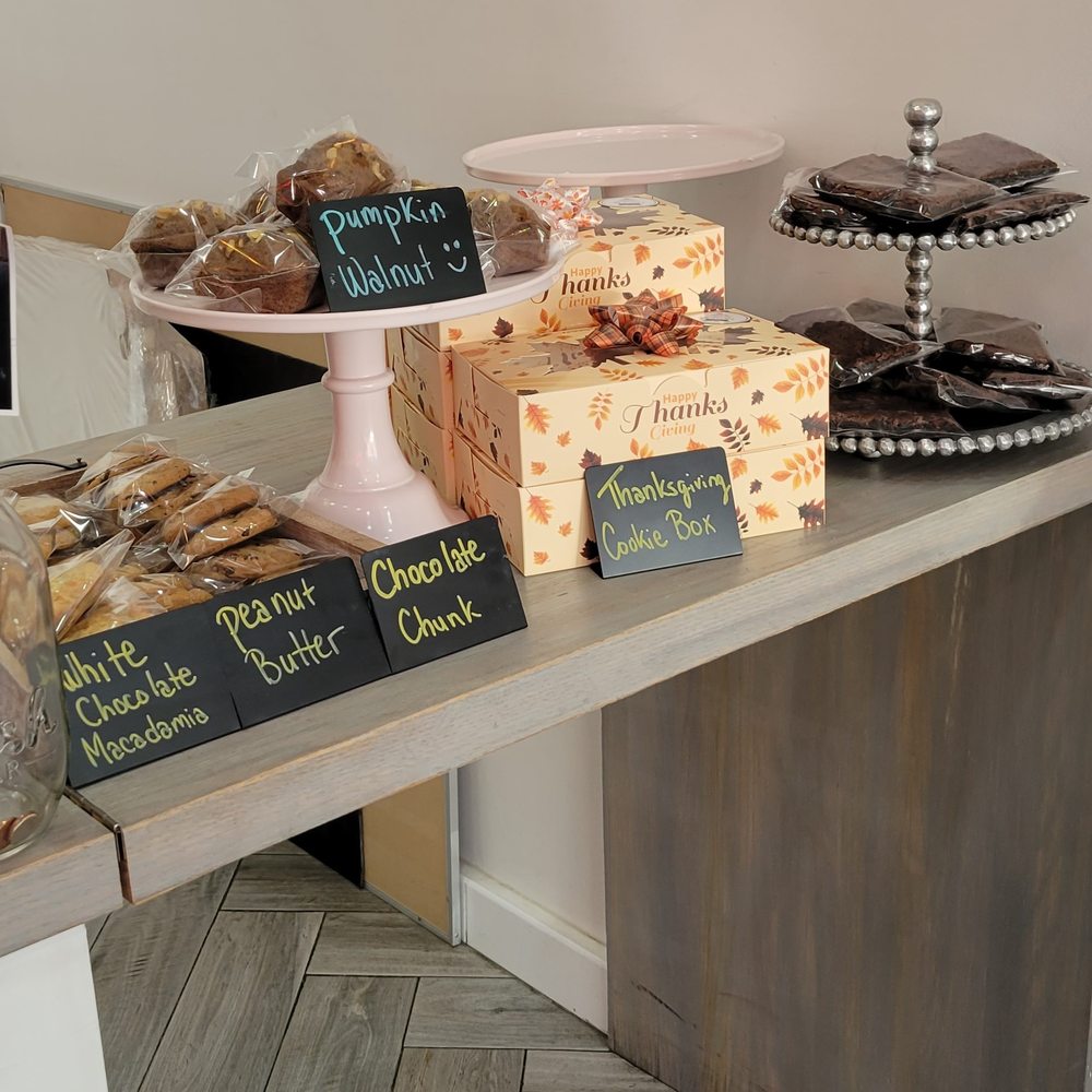 a variety of baked goods