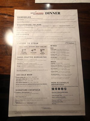 Menu photo 2 LongHorn Steakhouse Marietta, GA Menu photo 2 LongHorn Steakhouse Marietta, GA