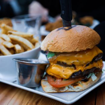 Fable - "Fable's 1/2 Pound Double Cheeseburger" - New American Near Me - San Francisco, California Fable - "Fable's 1/2 Pound Double Cheeseburger" - New American Near Me - San Francisco, California