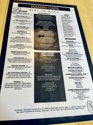 Menu photo 3 Mambo Cafe Pleasantville, NJ