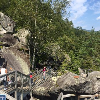 Polar Caves Park - The profile of the heads of 3 different dogs (St. Bernard, Pointer & Pekingese) are in the rocks. - Parks Near Me - Rumney, New Hampshire