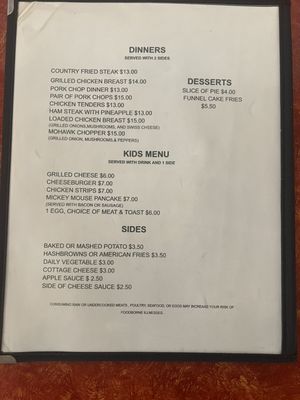 Menu photo 2 Candi’s Diner Morrisonville, IL