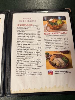 Menu photo 1 Abuela's Mexican Restaurant San Antonio, TX Menu photo 1 Abuela's Mexican Restaurant San Antonio, TX