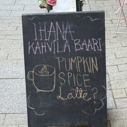 Ihana Kahvila Baari - Pumpkin spice season starts end of August