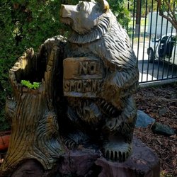 One Log House - No smoking at the Dispensary?! Ah come on...LOL!
