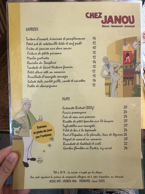 Menu photo 7 Chez Janou Paris, 75