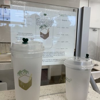 Coco3 - Cup sizes - Bubble Tea Near Me - South San Francisco, California