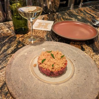 Husk - Beef tartar with puffer bread crumbs - Southern Near Me - Nashville, Tennessee