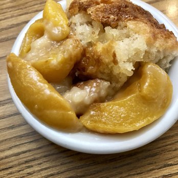 Gravy Southern Eatery - The peach cobbler was much better than the bread pudding. Both were only $1.69! - Southern Near Me - Calabash, North Carolina Gravy Southern Eatery - The peach cobbler was much better than the bread pudding. Both were only $1.69! - Southern Near Me - Calabash, North Carolina