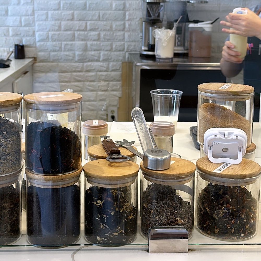 Flat White Coffee - [BACK BAR] was kept neat & clean. Kudos! - Cafes Near Me - Cypress, California