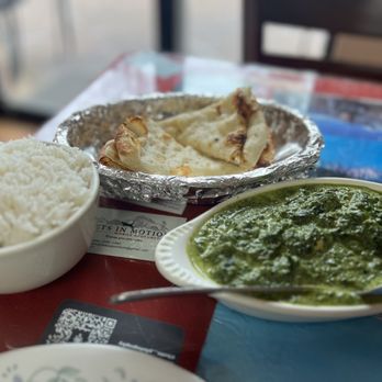 Nepal's Cafe - Saag paneer & plain naan. - Indian Near Me - Estes Park, Colorado Nepal's Cafe - Saag paneer & plain naan. - Indian Near Me - Estes Park, Colorado