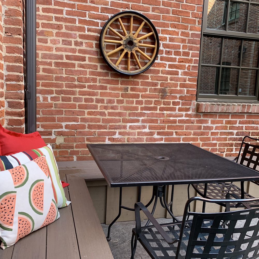 Cork Factory Hotel - Outside courtyard patio - Hotels Near Me - Lancaster, Pennsylvania Cork Factory Hotel - Outside courtyard patio - Hotels Near Me - Lancaster, Pennsylvania