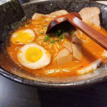 Hanabi Sushi Hibachi Ramen - Spicy Japanese ramen soup with chicken - Asian Fusion Near Me - Hudson, Florida