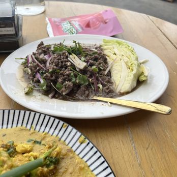 Luck Gai Cafe - Beef larb - Chicken Shop Near Me - Anaheim, California