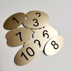 Ashford Lasers - Oval custom-made tags