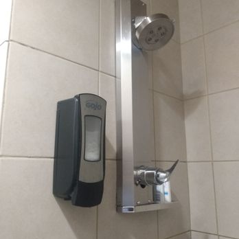 Flying J Travel Center - Shower head has amazing water pressure and gets really hot. Some kinda soap in the hand pump, probably a men's 3 in 1 - Gas Stations Near Me - Smithton, Pennsylvania Flying J Travel Center - Shower head has amazing water pressure and gets really hot. Some kinda soap in the hand pump, probably a men's 3 in 1 - Gas Stations Near Me - Smithton, Pennsylvania
