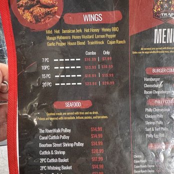A-Train - Traditional wings, honey bbq wings and the cajun okra. - Chicken Wings Near Me - Alabaster, Alabama