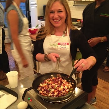 Taste Buds Kitchen - Making the veggies for the dumplings - Cooking Classes Near Me - New York, New York