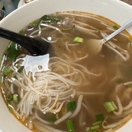 Pho beef. shrimp and chicken salad