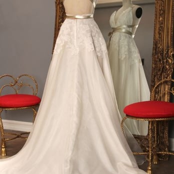Shareen - The "Helen" bridal dress from the SHAREEN collection (back shot). - Bridal Near Me - New York, New York Shareen - The "Helen" bridal dress from the SHAREEN collection (back shot). - Bridal Near Me - New York, New York