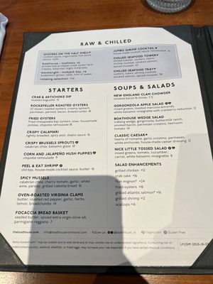Menu photo 1 The Boathouse Richmond, VA Menu photo 1 The Boathouse Richmond, VA