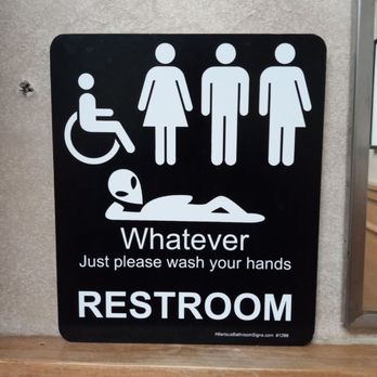 Daves Diner - Rest Room sign - Diners Near Me - Manlius, New York