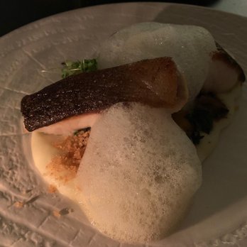 AnnaLena - sable fish with whisky foam. outstanding execution and medley of flavours - Canadian (New) Near Me - Vancouver, British Columbia
