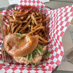 The South Shore Fish Shack - Lobster roll was like a shrimp salad roll
